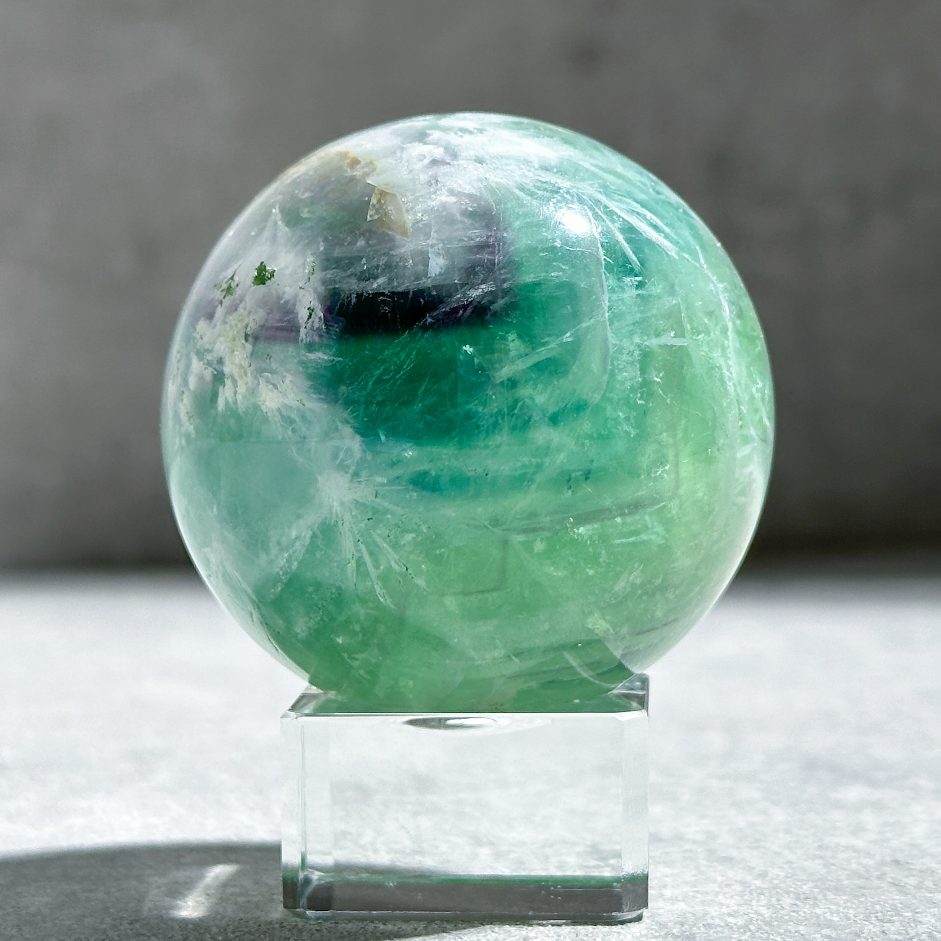 エンジェルフェザーフローライト スフィア02◇ Angel Feather Fluorite