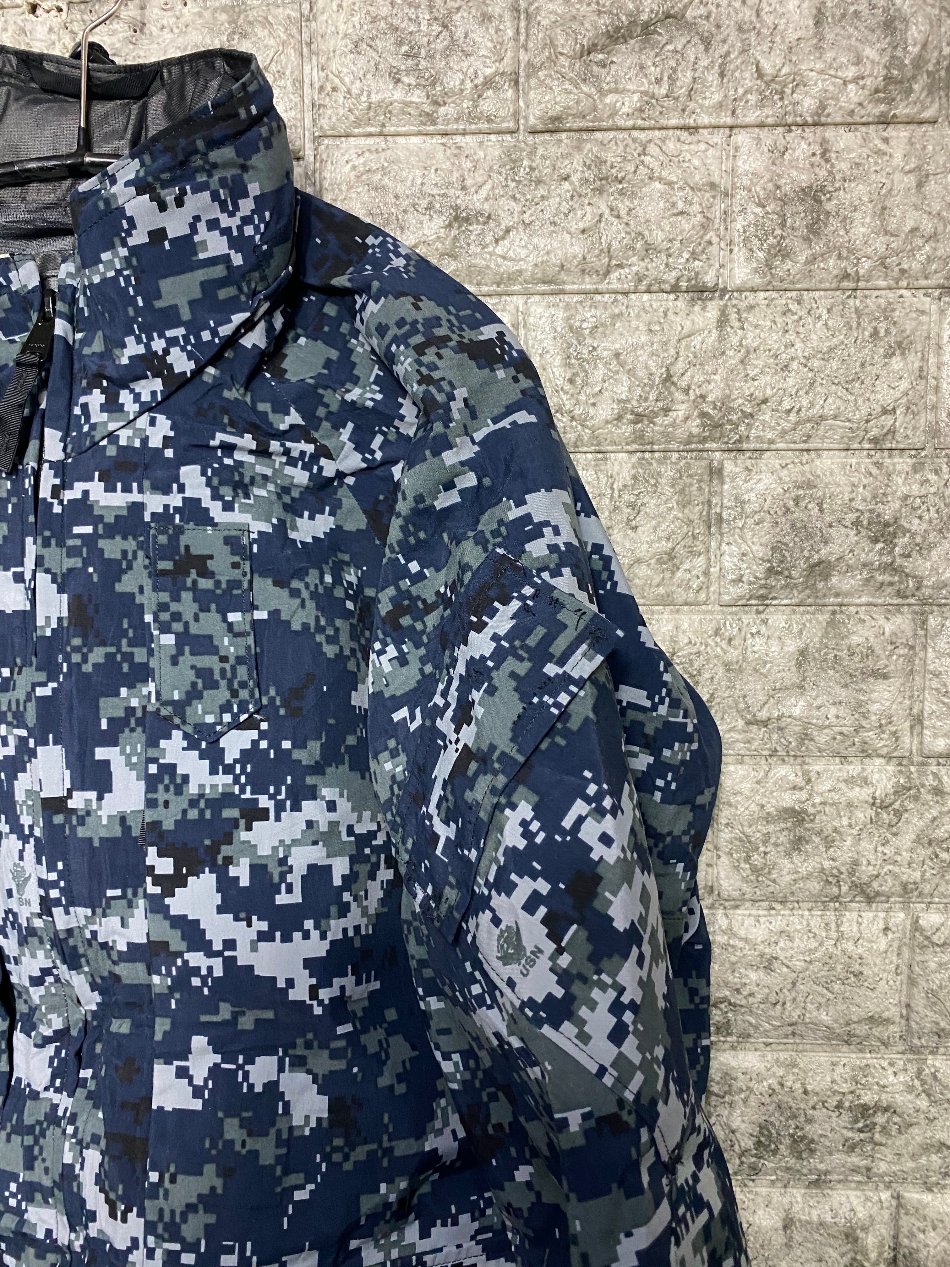 米軍　ゴアテックスバーカ S/R NWU AOR USN 美品