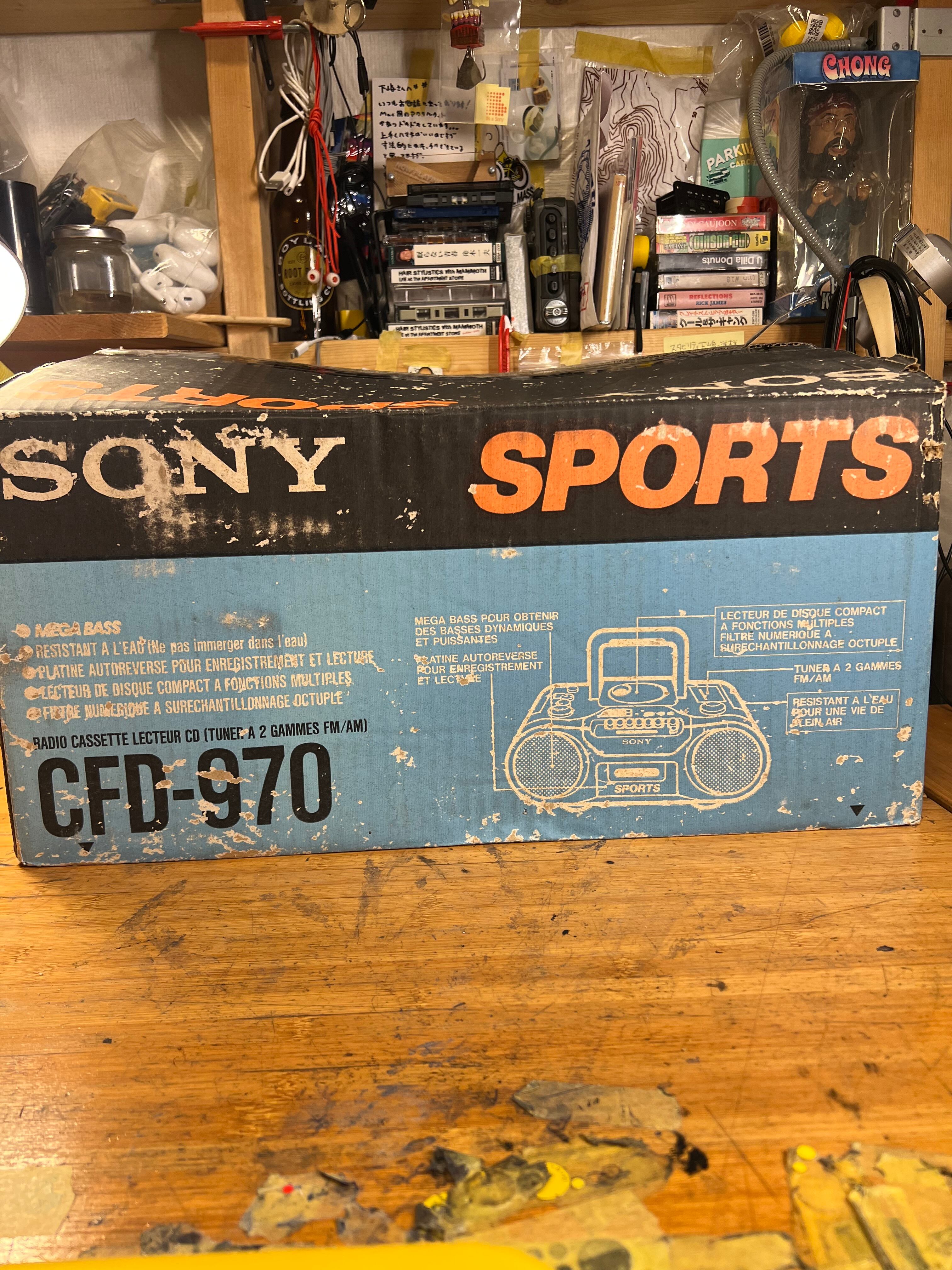 レア新品未使用可動品] Sony Sports CDラジカセ CFD-970 | stability