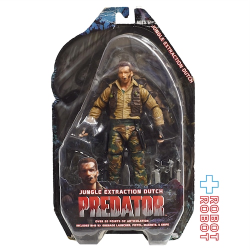 ネカ プレデター シリーズ 08 プレデター / ジャングル・エクストラクション・ダッチ 7インチアクションフィギュア 未開封