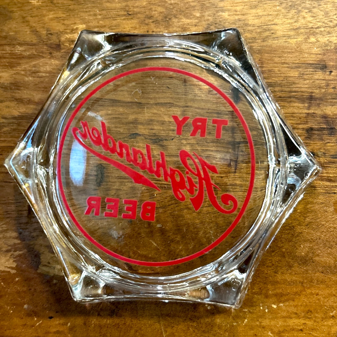 1960s HIGHLANDER BEER ハイランダービール ヴィンテージ ガラス アッシュトレイ 灰皿 MISSOULA MONTANA USA