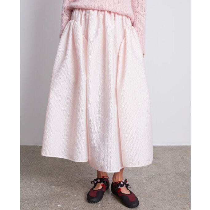 CECILIE BAHNSEN　FATOU SKIRT　POWDER PINK | SAKAN LES YEUX powered by BASE