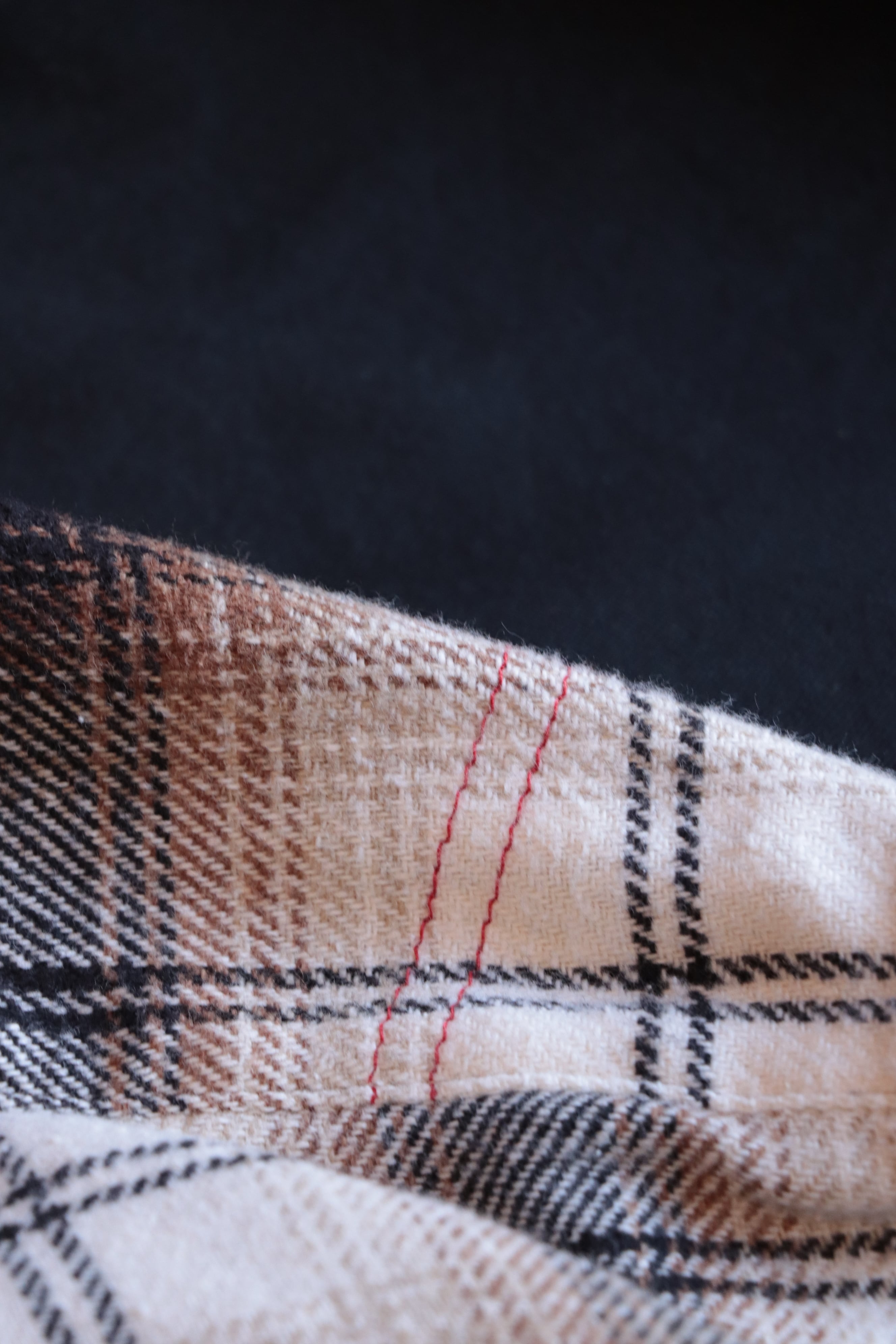ANACHRONORM×MAMBO 30th Anniversary OMBRE CHECK WIDE FLANNEL SHIRTS