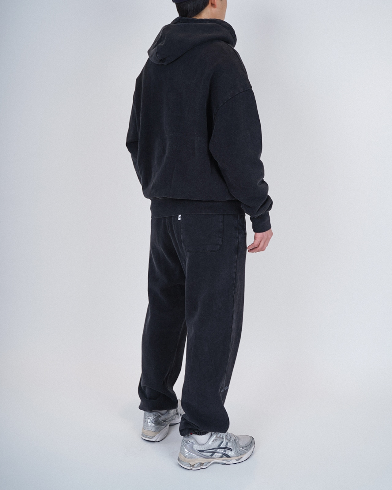 【#Re:room】FLOWER ICON WASHED SWEAT PANTS［REP312］