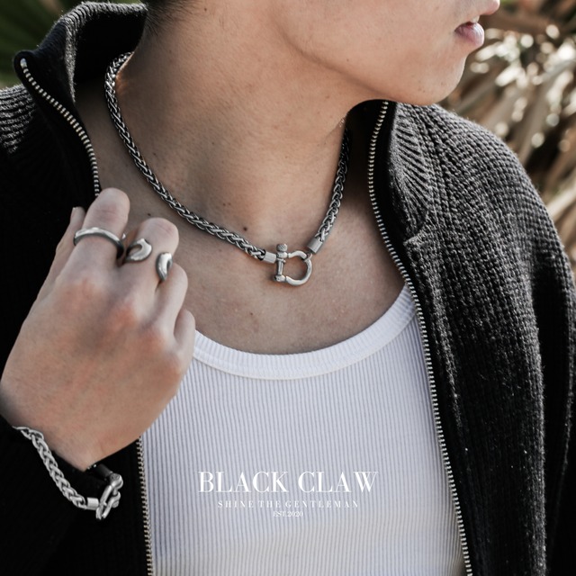 316L Horseshoe Chain Necklace【SILVER】