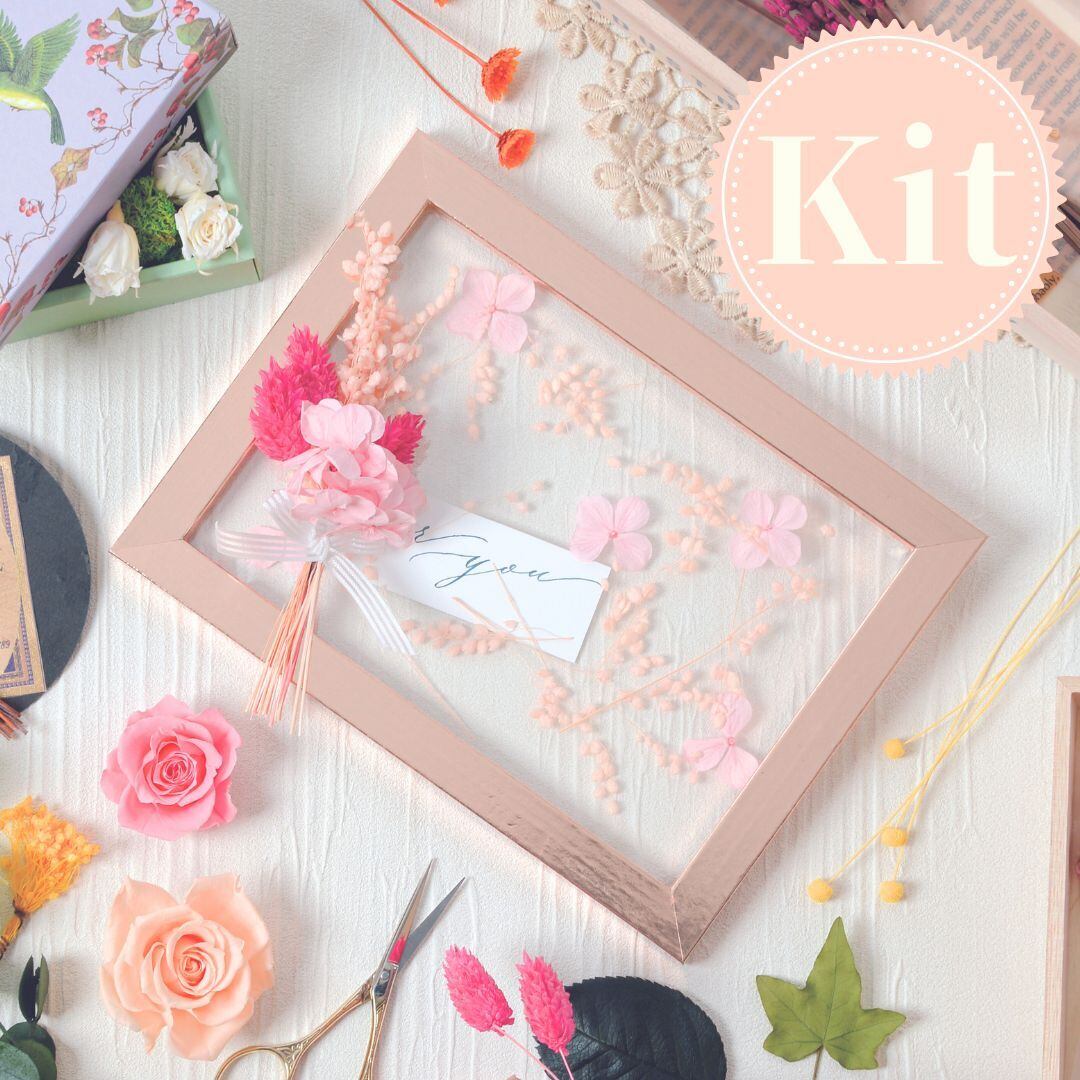 ちえ様ご確認用♪プリザーブドフラワー アレンジ フォトフレーム フォトフレーム付プリザーブドフラワーアレンジ | iichi 日々の