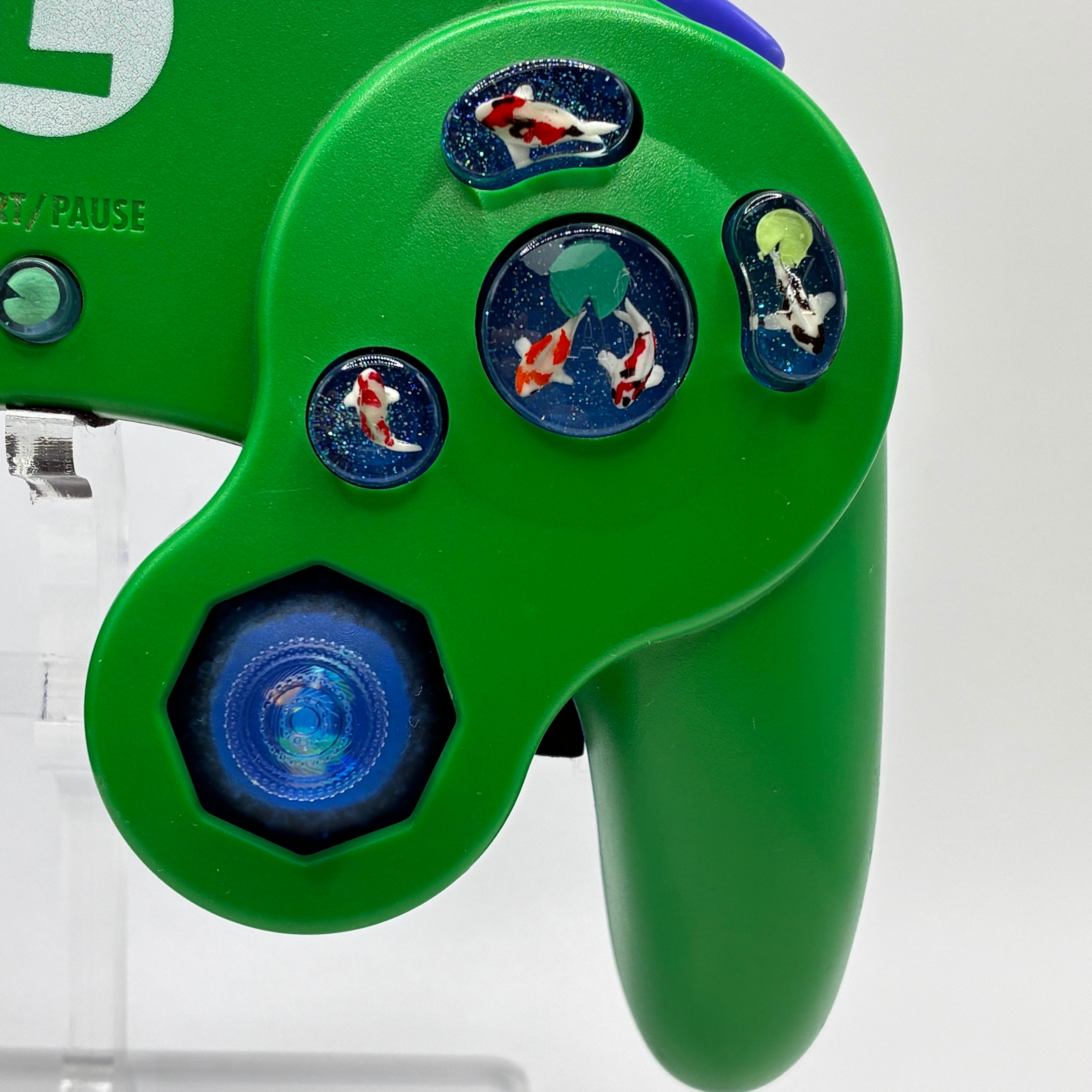 ルイージ】ゲームキューブコントローラー | KI custom