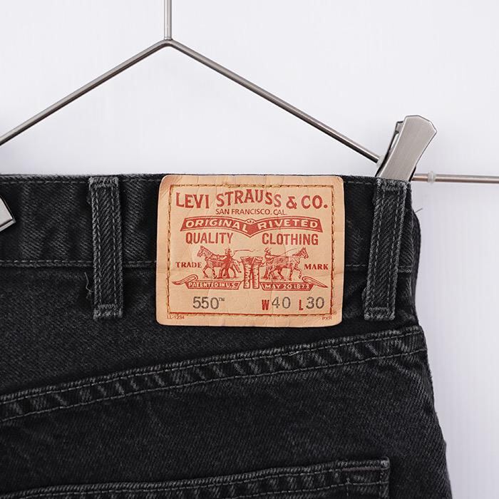 リーバイス550 Levis W40 ブラックデニムパンツ 黒 00s 9851 | fuufu 