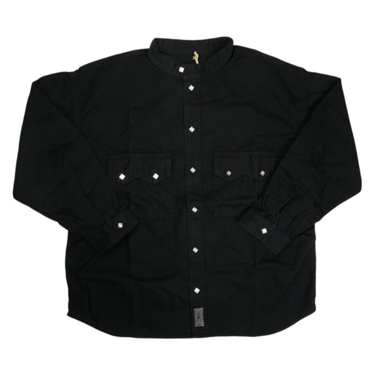 Size【L】 TENDERLOIN テンダーロイン PIQUE SHT SNAP BUTTON BLACK 