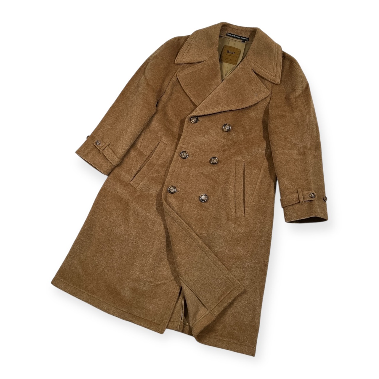 70s 80s Kent ケント western germany 西ドイツ製 ダブル コート サイズ M /キャメル/ビンテージ/VAN JAC/ヴァンヂャケット