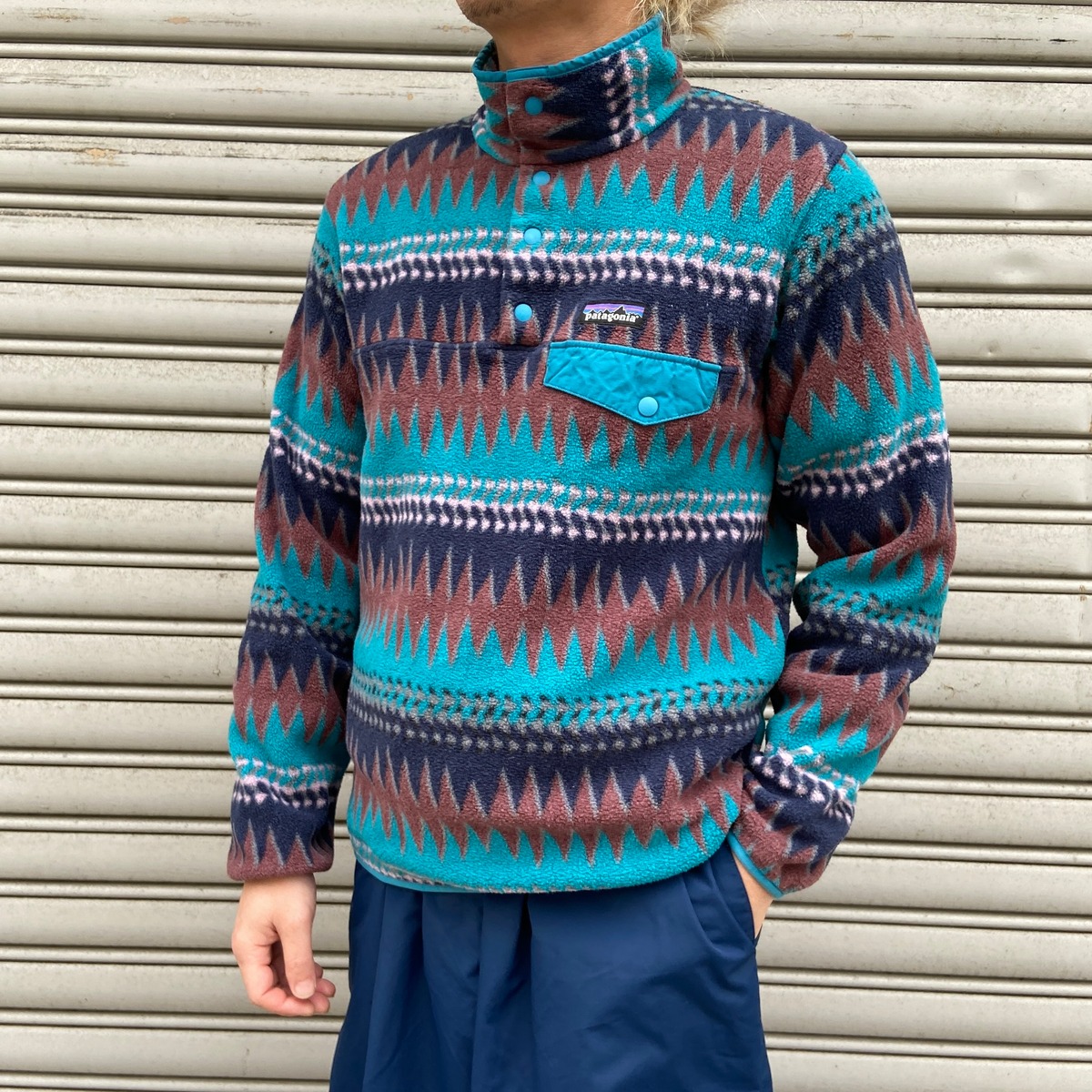 19年製 Patagonia シンチラ スナップT 総柄 楽天市場】古着 19年製 