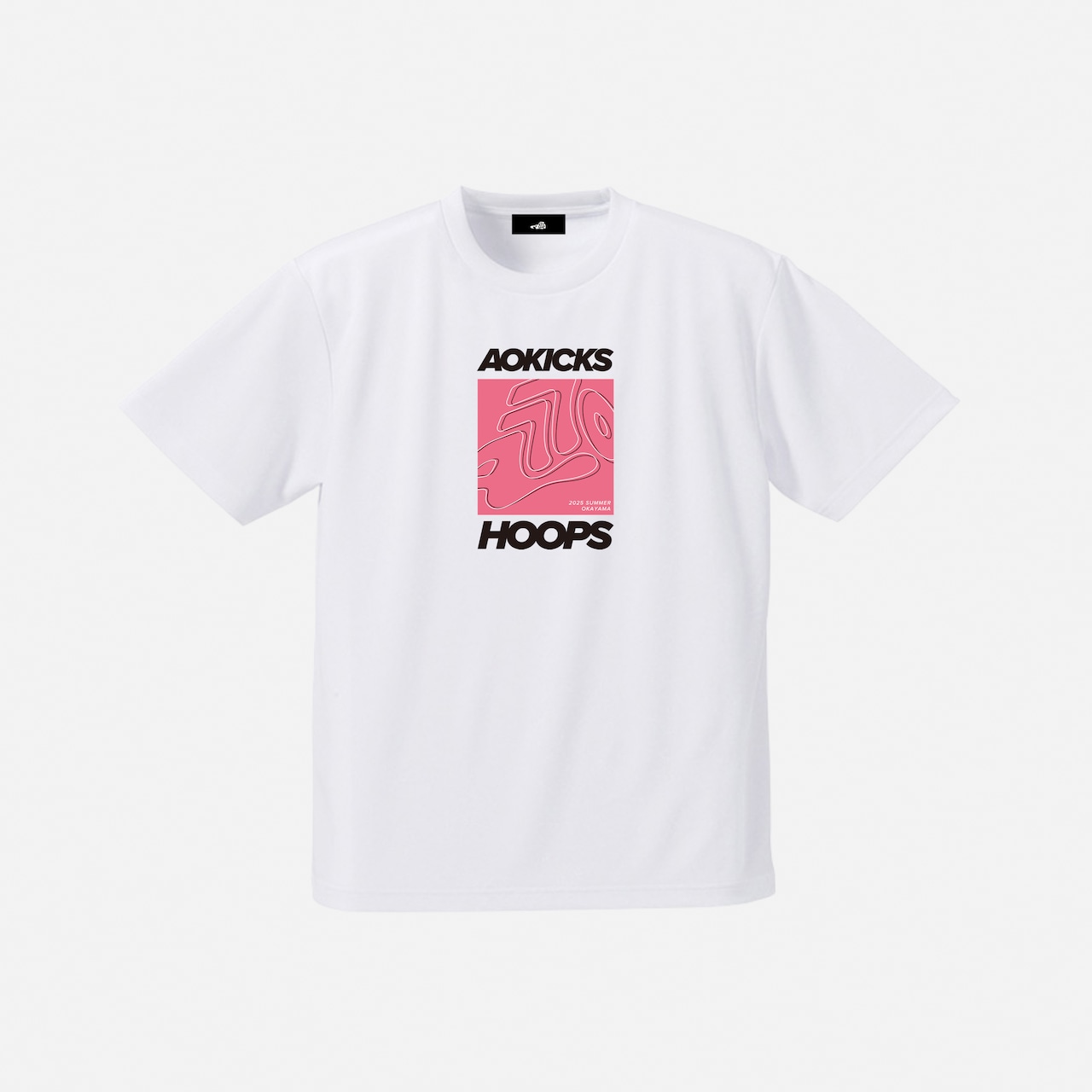 Kicks Logo Tee  - white/pink