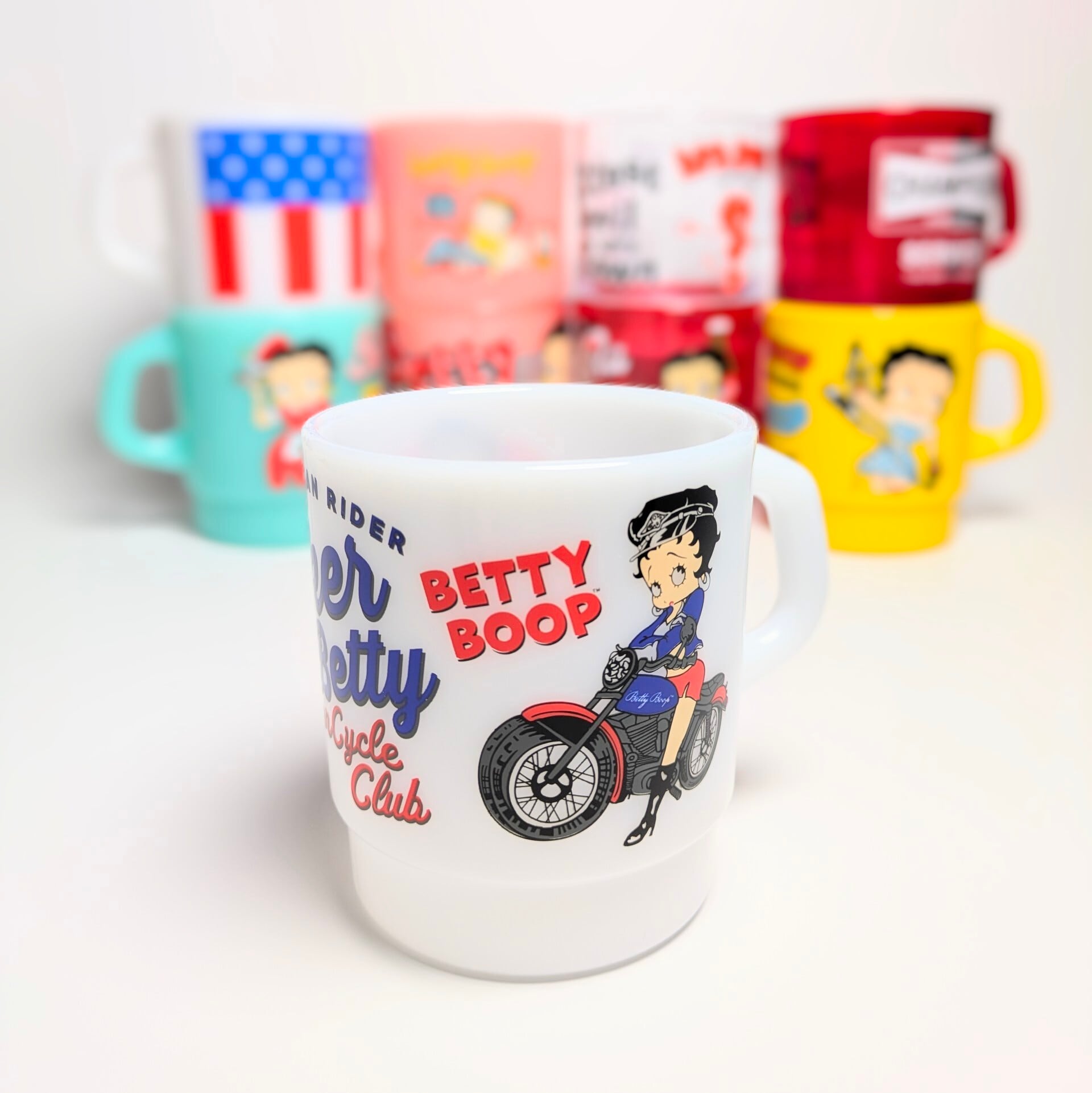 BETTY BOOP　ミルキースタッキングマグカップ　BT-BIKER BETTY BOOP ベティブープ ミルキー スタッキング マグカップ