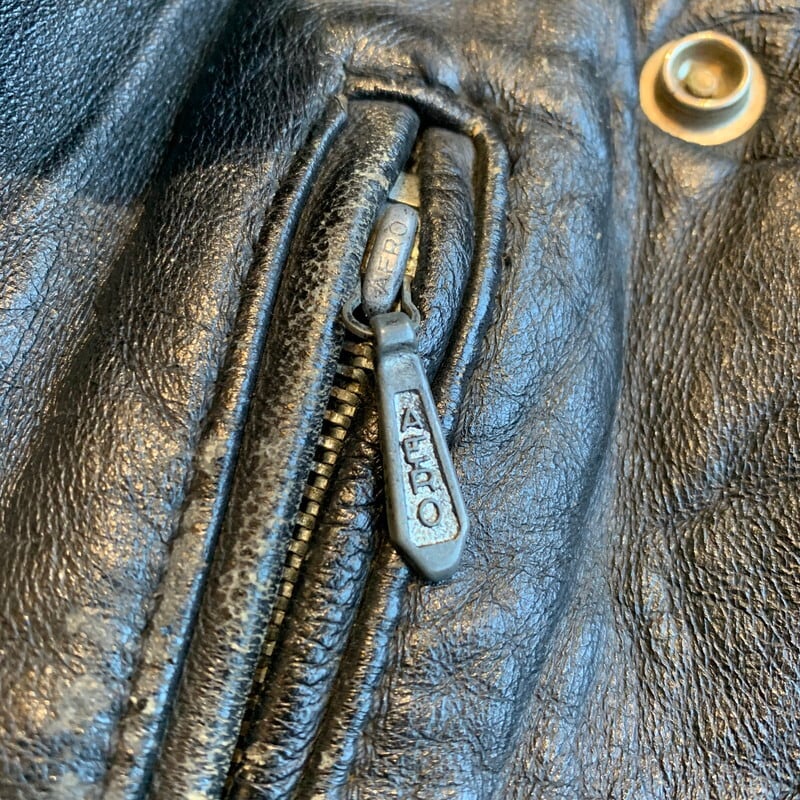 60's Mascot マスコット レザーダブルライダースジャケット Black