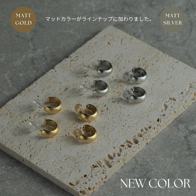 Pierce/Earring -Gold/Silver/PinkGold-