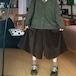 コーデュロイキュロットパンツ ・12552