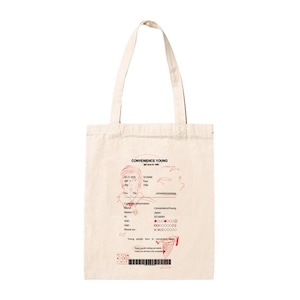 Receipt tote bag