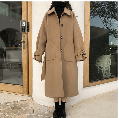 【大きいサイズS-3XL】【秋冬新作】ファッションコート♪カーキ/ブルー2色展開◆#skvii-266777