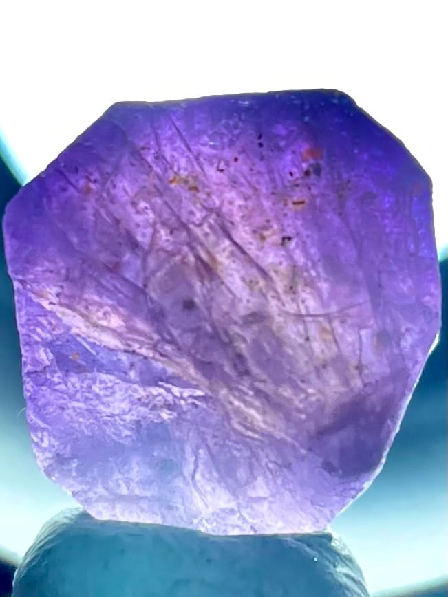 7) 「マリアライト」パープル・スキャポライト原石