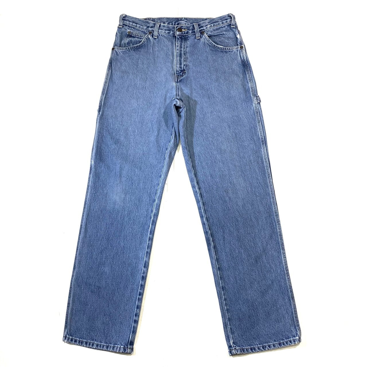 ディッキーズ ワイド デニム ペインターパンツ メンズW32 古着 Dickies 