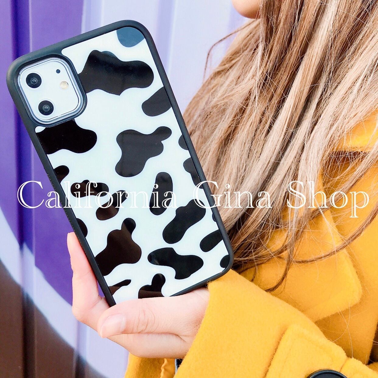 大特価sale 即納 アニマル柄 Iphoneケース ダルメシアン柄 牛柄 Iphone12シリーズ対応 Gina California Shop