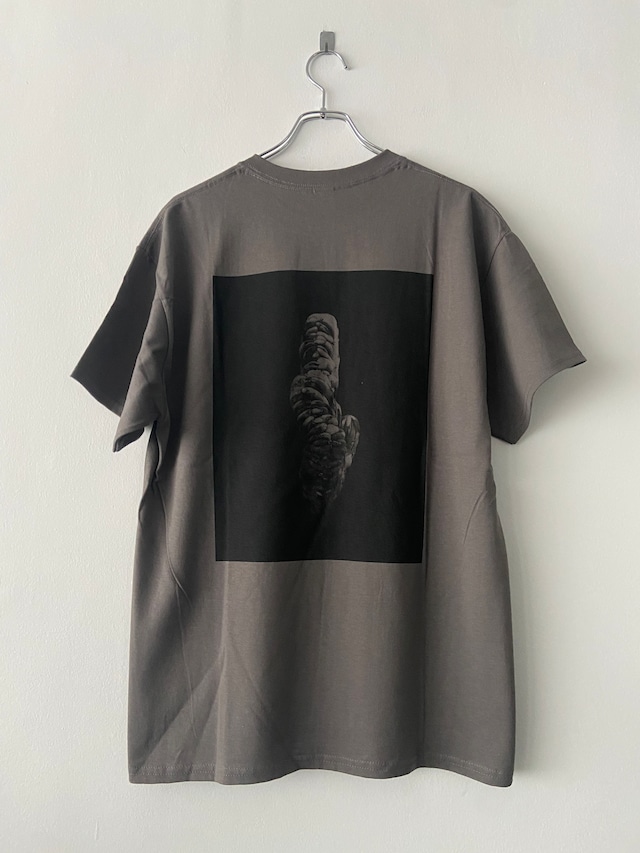 THE FASCINATED / 竜神木綴化 S/S TEE / charcoal