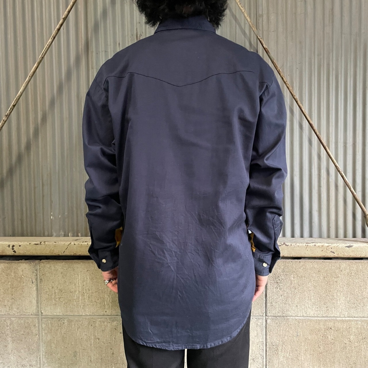 90年代 Wrangler ラングラー クレイジーパターン 長袖 ウエスタン 