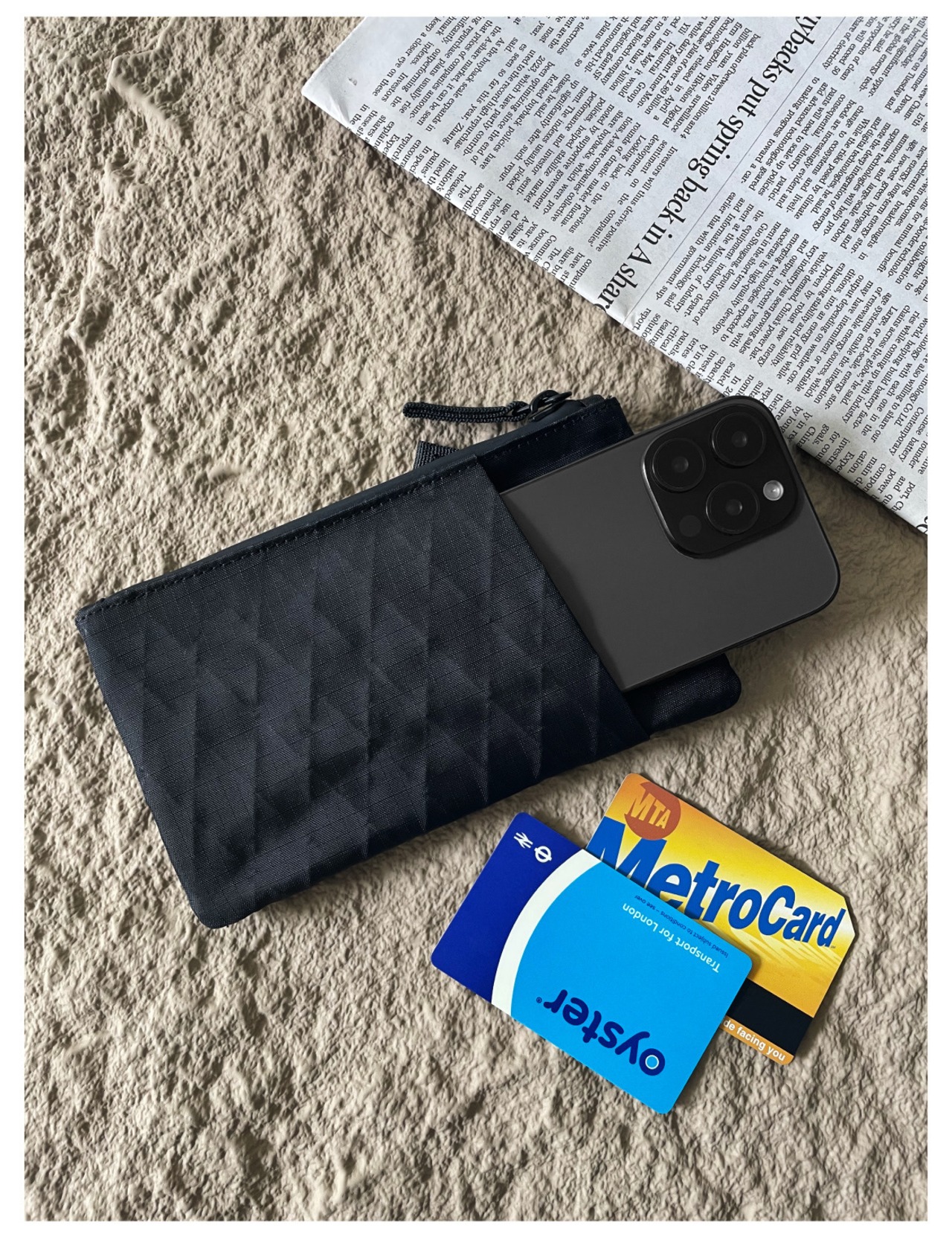 ROUGHCLOUD 盗難防止 RFID XPAC ミニポーチ