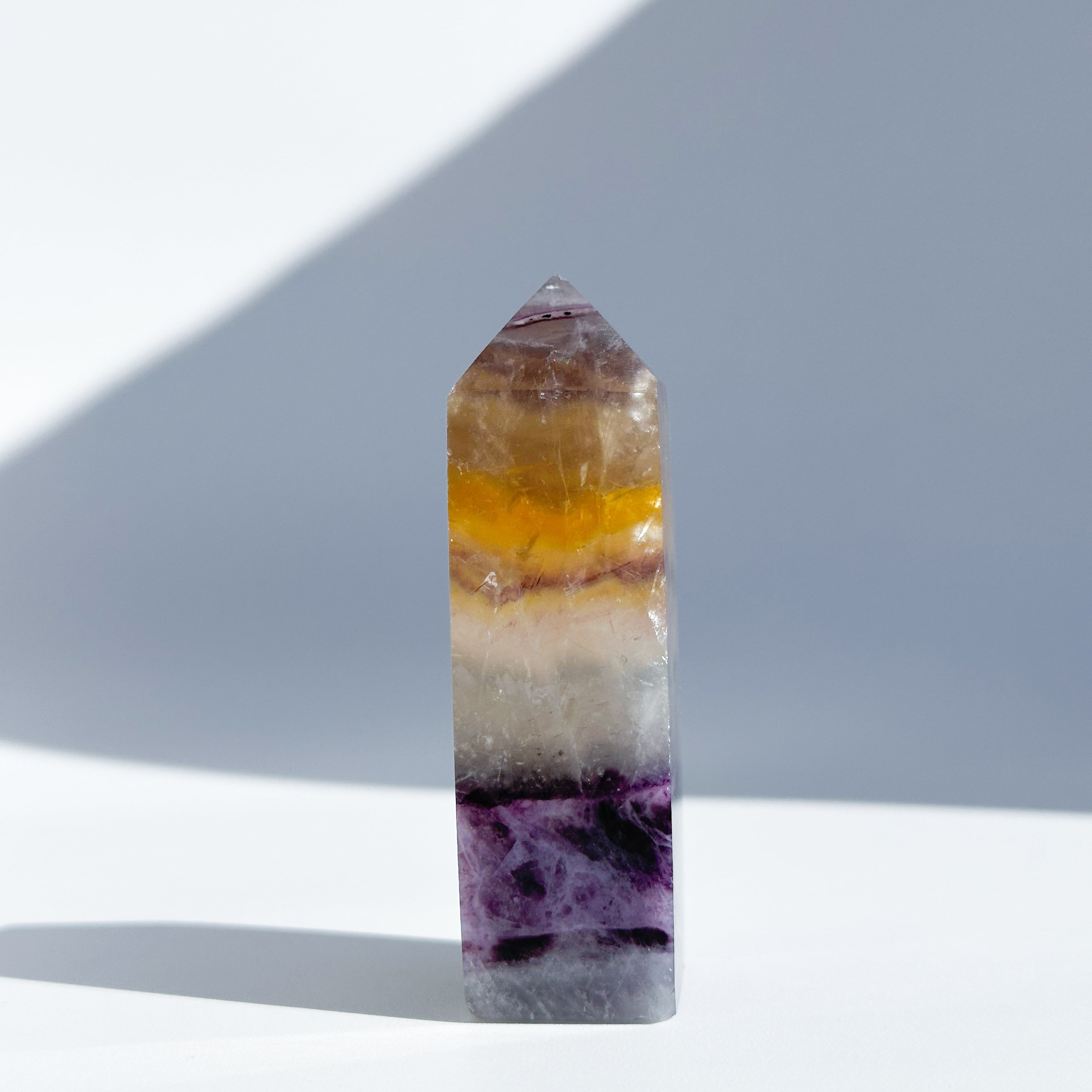 レインボーフローライト タワー15◇ Rainbow Fluorite ◇天然石・鉱物