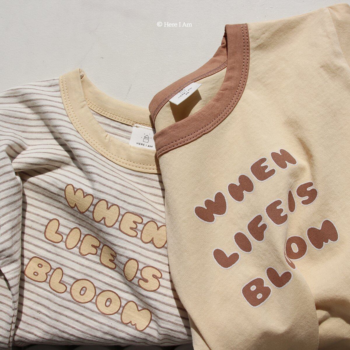 [お取り寄せ] bloom lettering tee/ iam