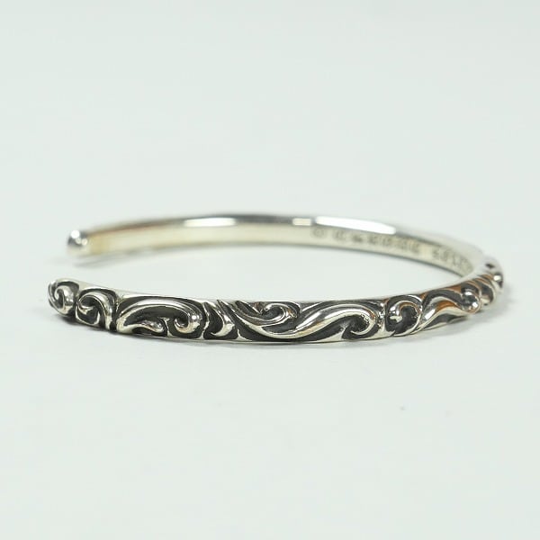 Size【2】 CHROME HEARTS クロム・ハーツ SCROLLBAND BANGLE SILVER