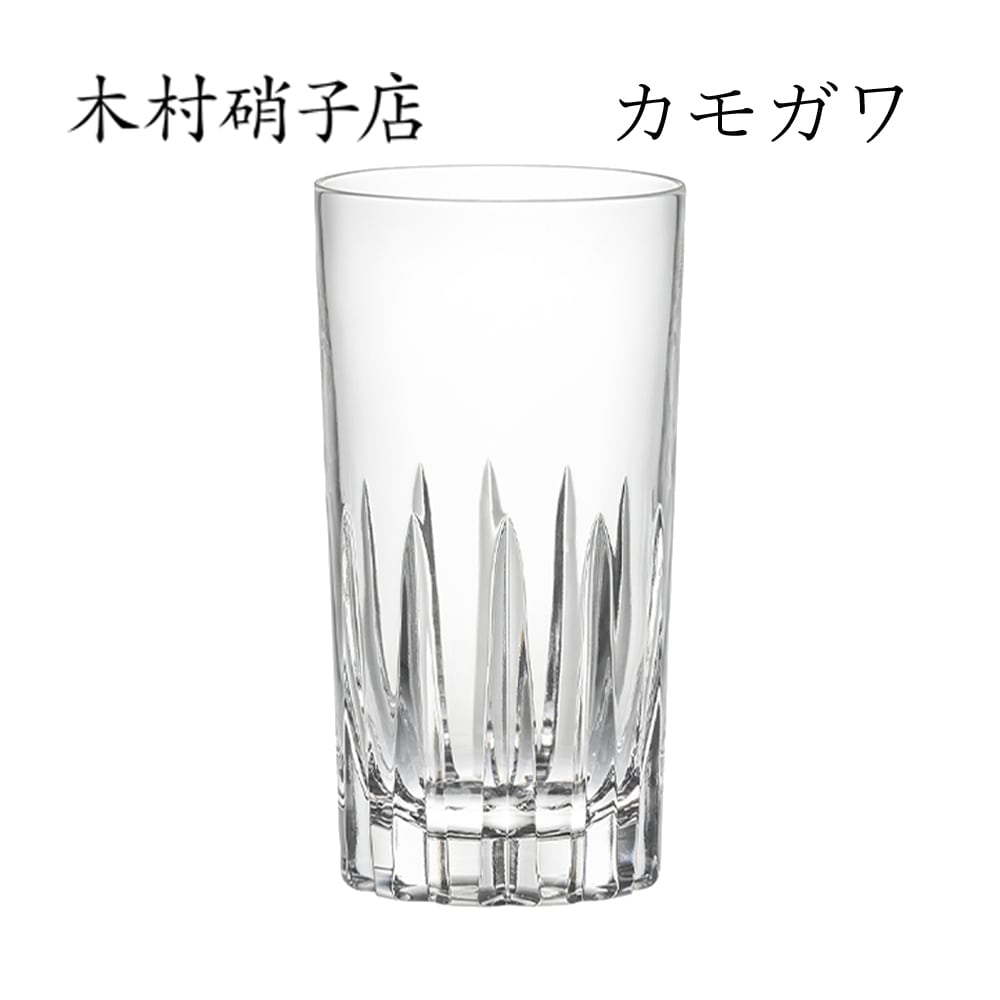 木村硝子 切子 タンブラー4脚セット 木村硝子店 カモガワ 14oz ハンドメイド タンブラー 430cc | Bar and