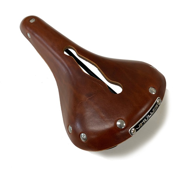 MULLER_Leather saddle_CHOCO