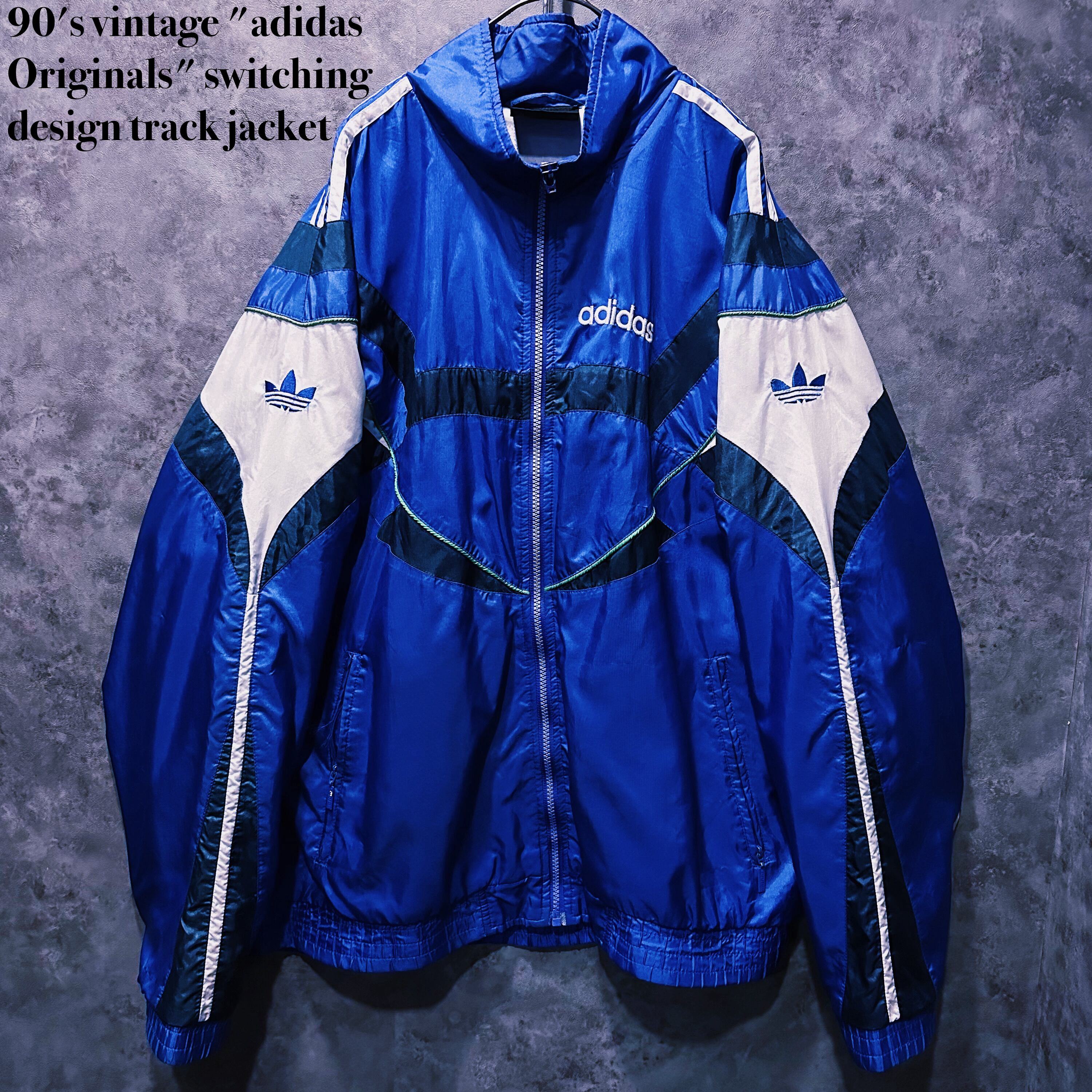 【doppio】90's vintage "adidas Originals" switching design track jacket