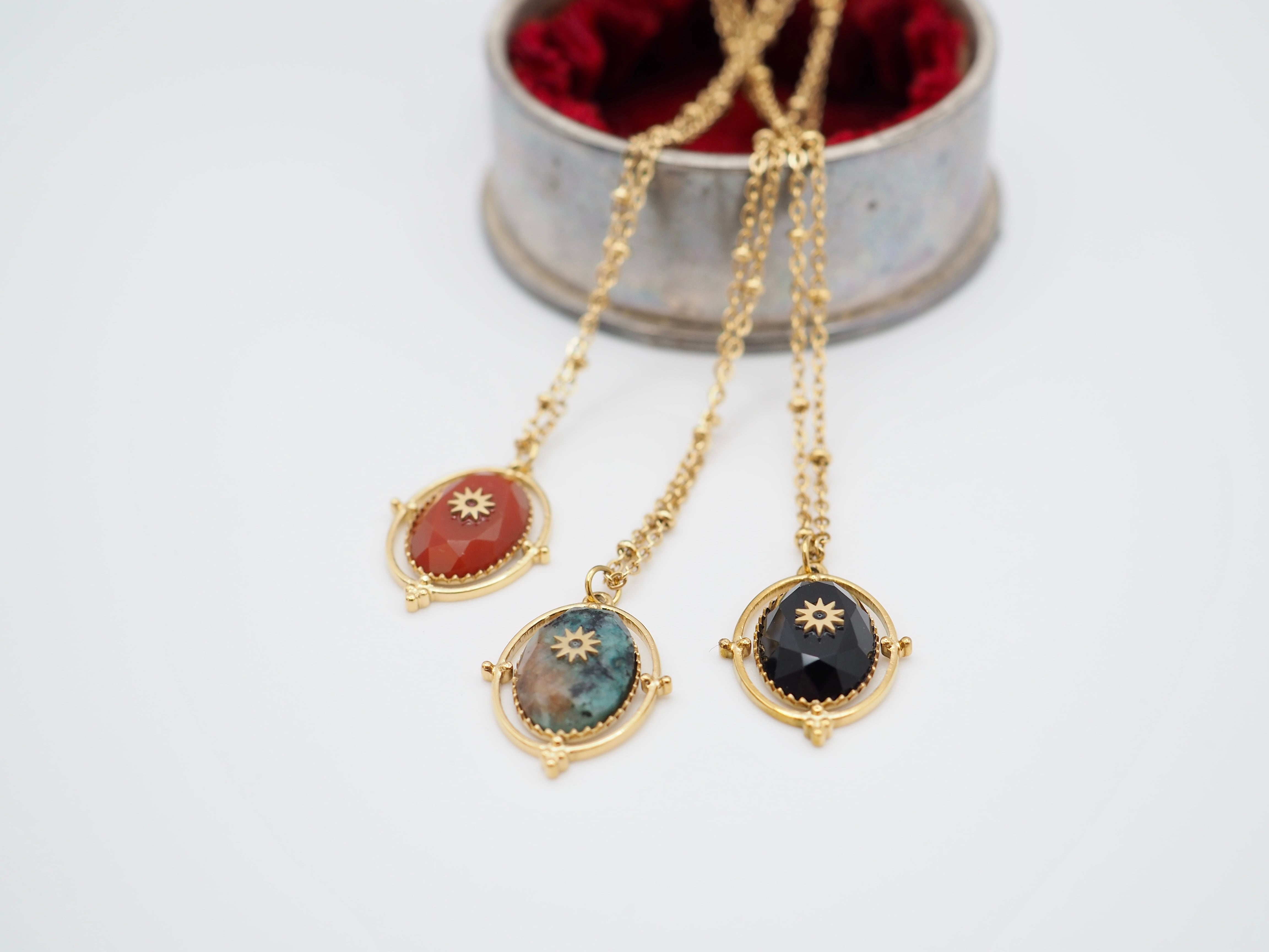 ☆ SALE ☆【ikita Paris】 ネックレス 天然石 S-IKN105