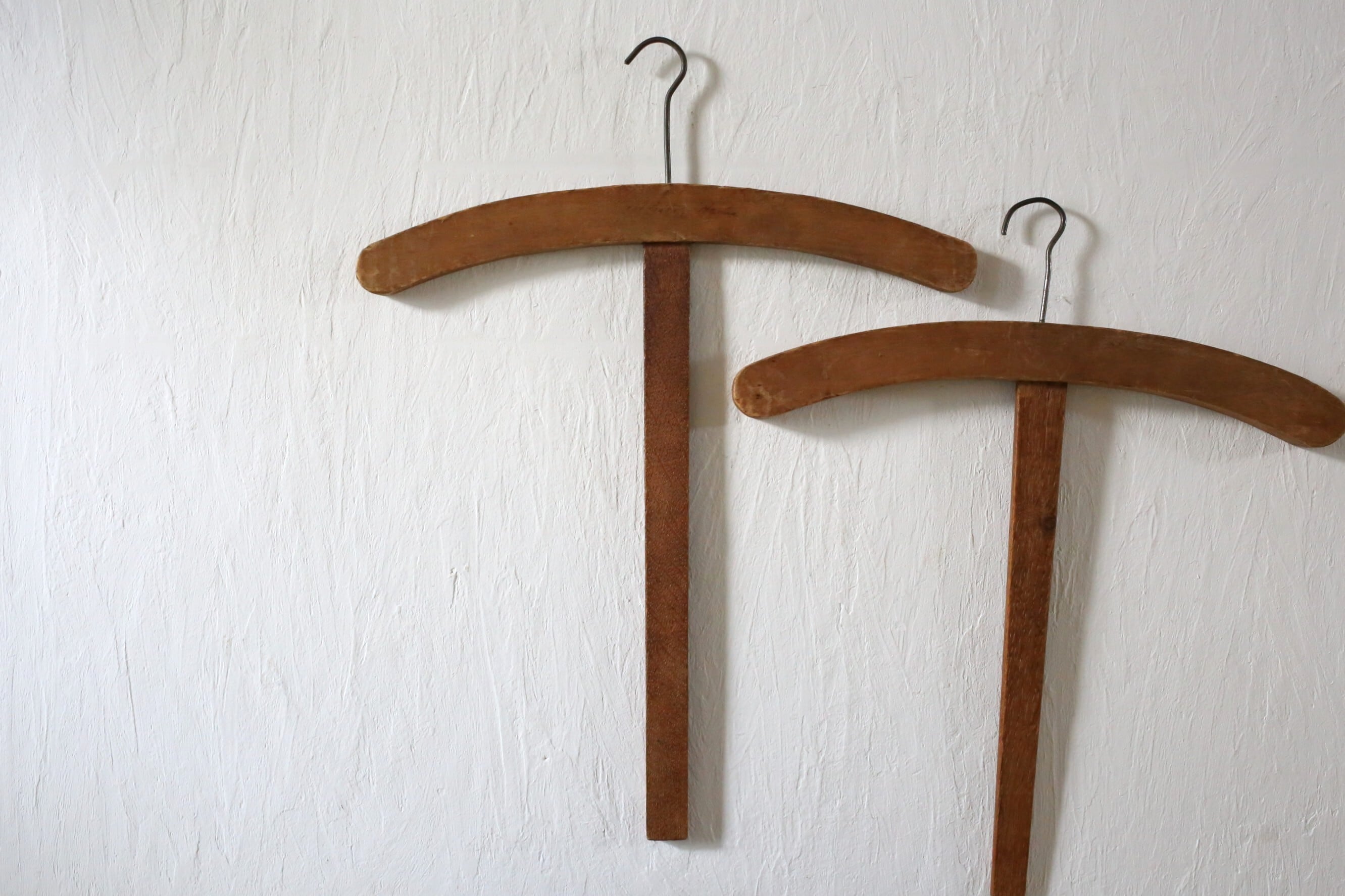 フランス アンティーク ヴィンテージ 木製 十字ハンガー クロス