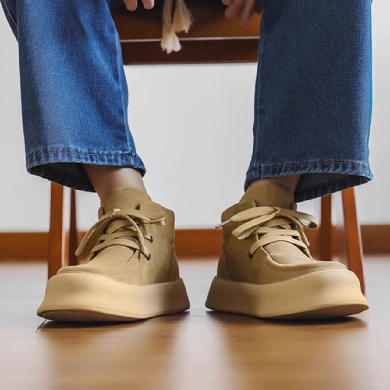 スエードハイカットブーツ S0363