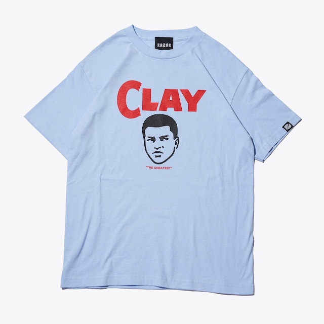 "CLAY" T-SHIRT  SAX BLUE