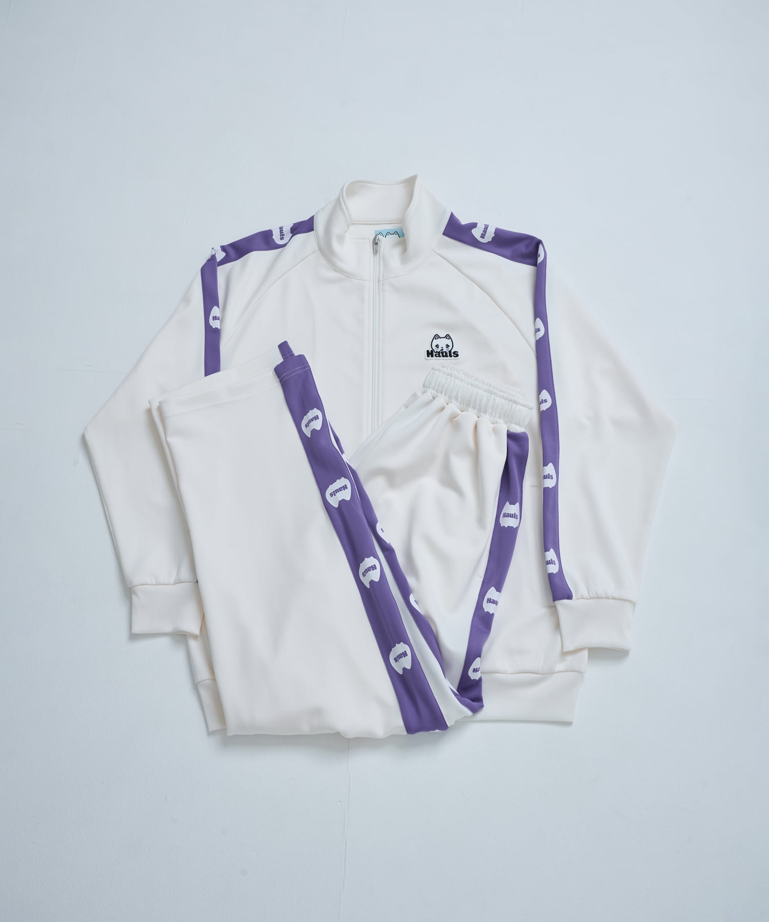 新！ネ申おジャージ参上！(オフホワイト×パープル) | Hauls