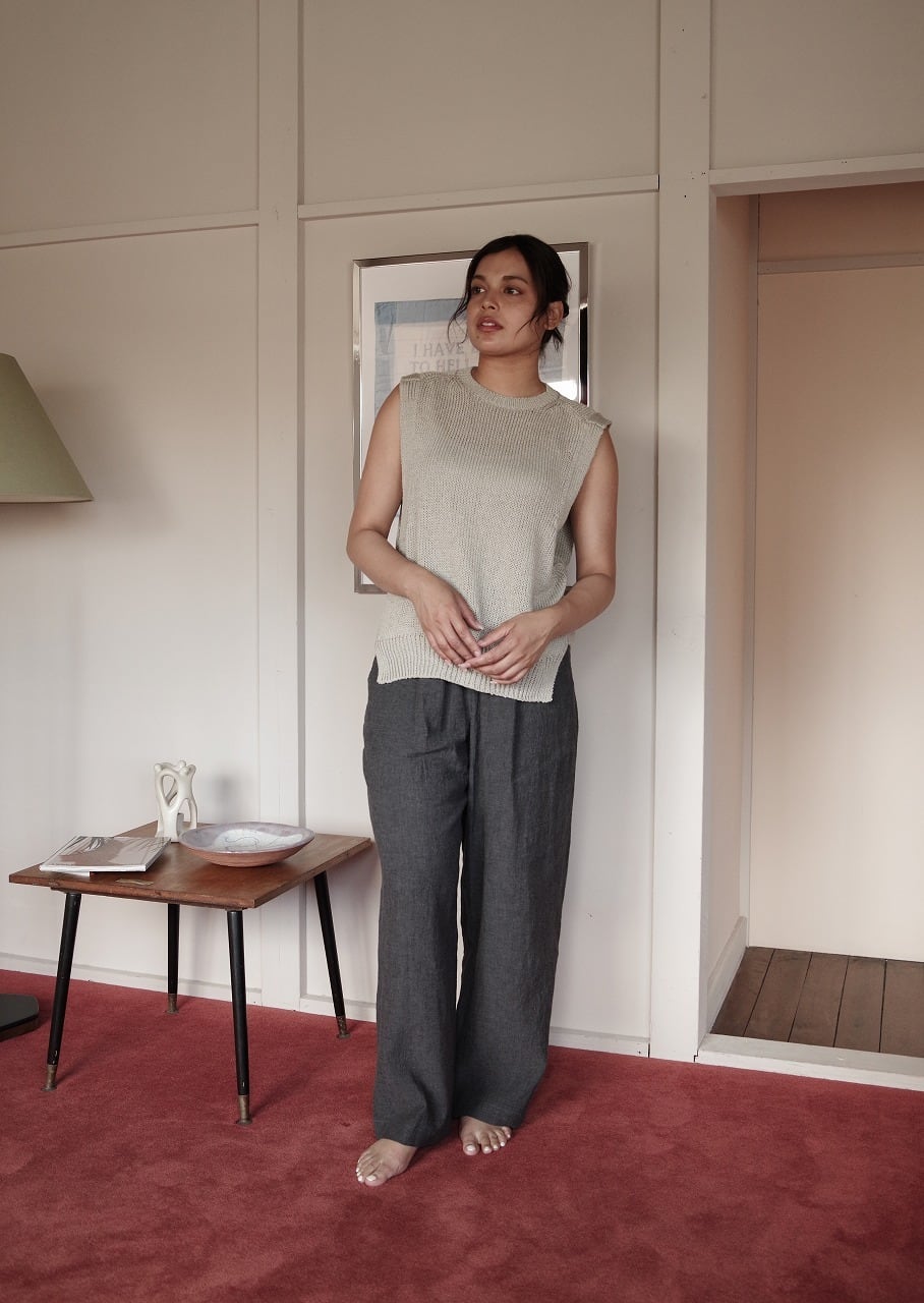 Li. Co. Chambray Wide Pants