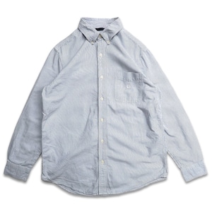 古着 チャップス CHAPS ボタンダウンシャツ 長袖シャツ ストライプシャツ 表記：M　gd408883n w60324