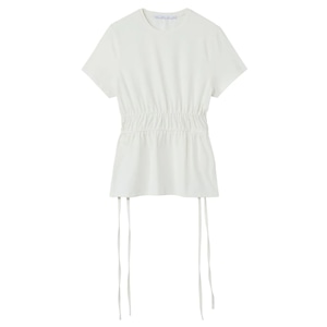 Proenza Schouler White Label　RUCHED SIDE TEE　WHITE