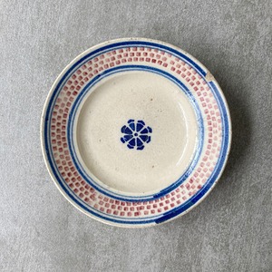 【2096】小皿 ベトナム 幻の陶器 ソンベ焼き ソンベ song be ビンテージ 50-60s