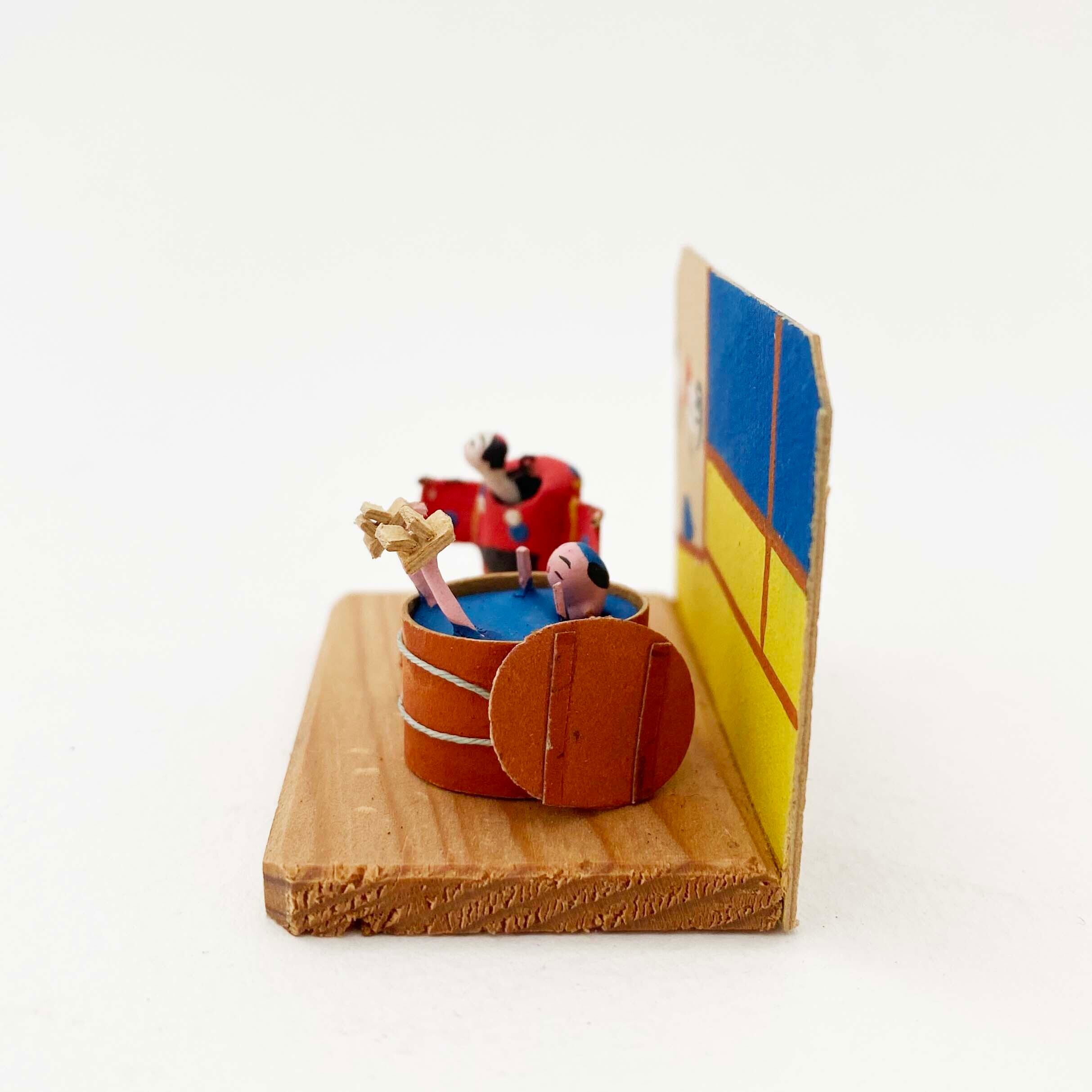 豆玩具「風呂屋」下駄あり