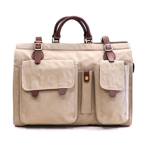 SILVER LAKE CLUB <9号帆布> BOSTON BAG -BEIGE-