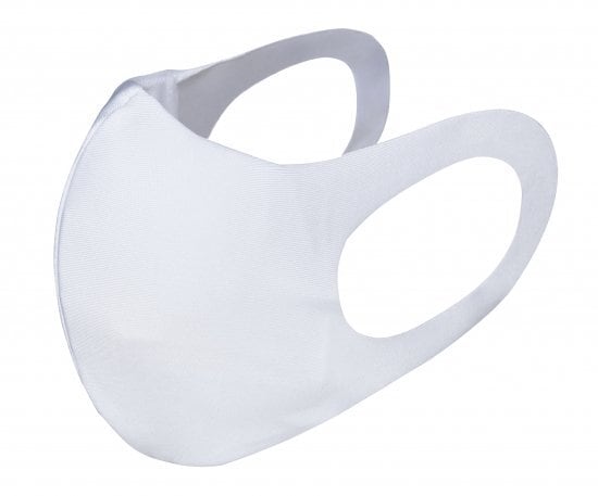 洗える フィリピン製 中国製 立体ストレッチマスク フリーサイズ 吸水速乾 花粉 Uvカット 男女兼用 ホワイト ライトグレー ミノウラオンラインより移転品 Manytimes オリジナルマスク 水着素材