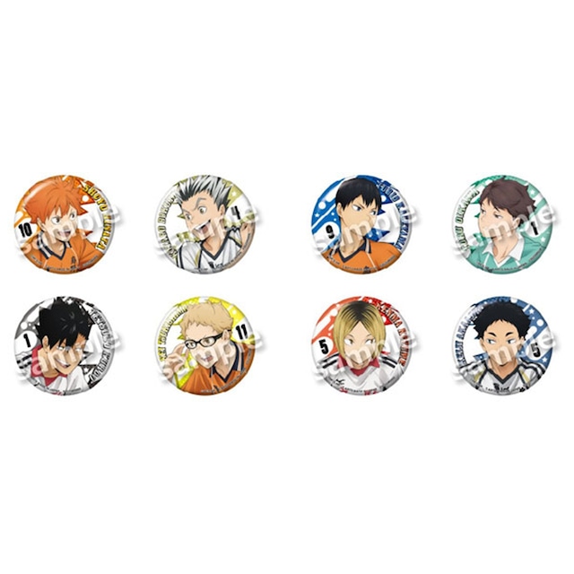 【ロット販売】【8入】カラパレハイキューVS好敵手 缶バッジ(TD)(1222799)