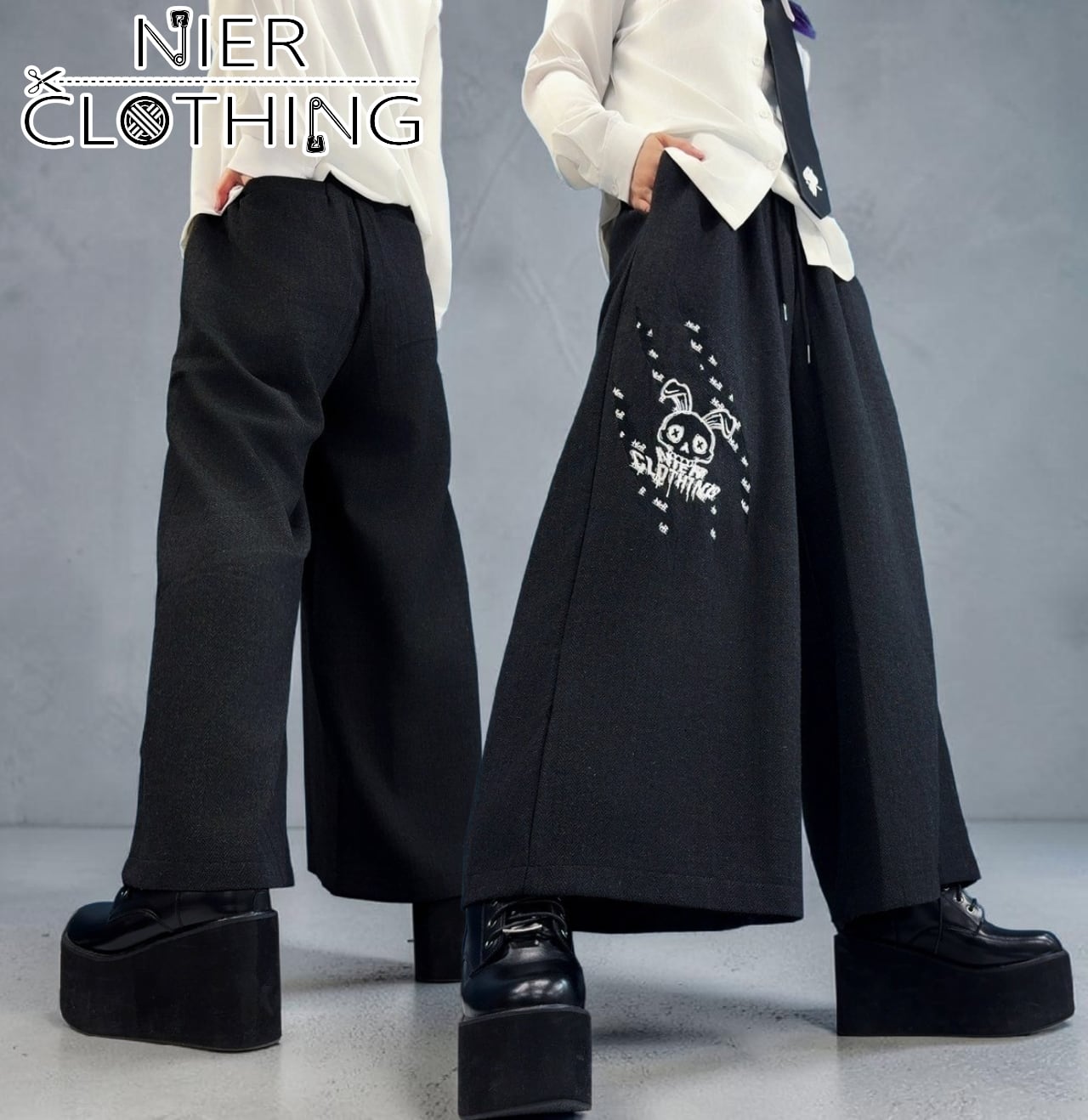 NieR WIDE PANTS ＆ LONGSLEEVE CUTSEW wide pants | NIER CLOTHING