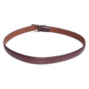 COACH violet leather belt