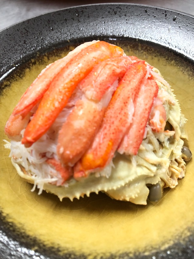 ずわい蟹甲羅盛り